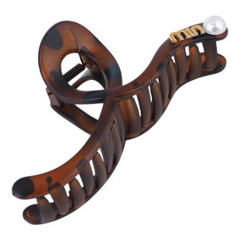 Spinka-Klamra Do Włosów Z Perłą 13x6cm Panterka SP354PAN