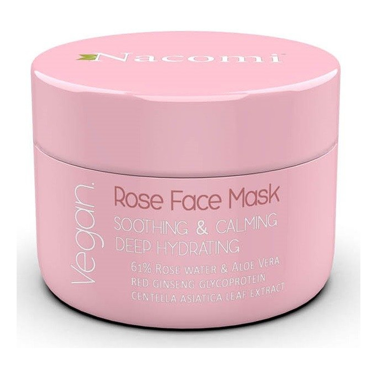 Nacomi Vegan Rose różana maska łagodząco-uspokajająca 50ml