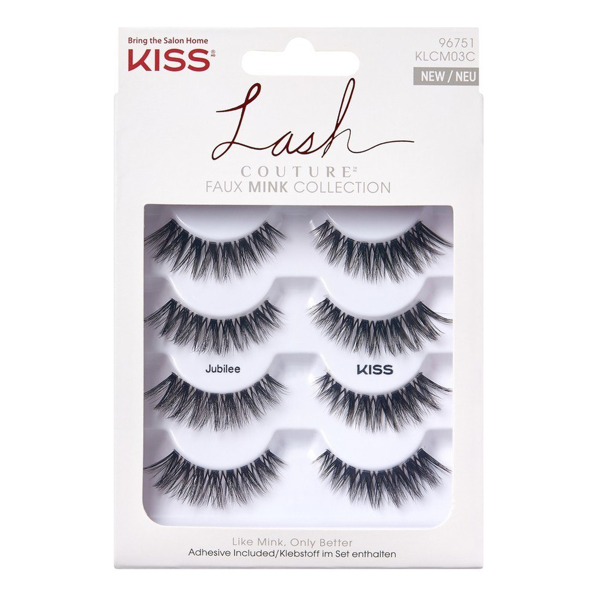 Kiss Lash Couture Sztuczne rzęsy The Mink Collection - Muse 4 pary