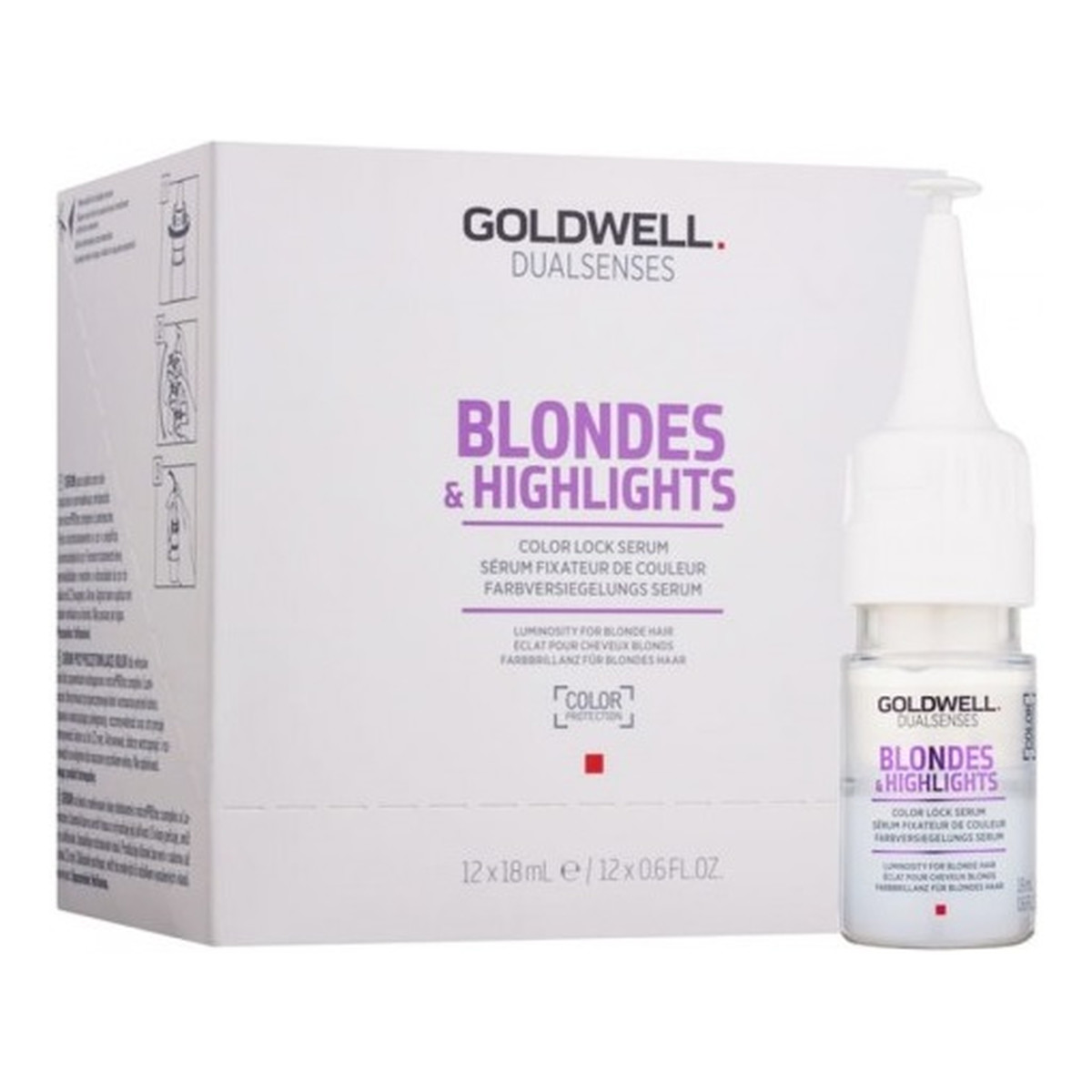 Goldwell Dualsenses blondes&highlights color lock serum serum do włosów farbowanych 12x 18ml