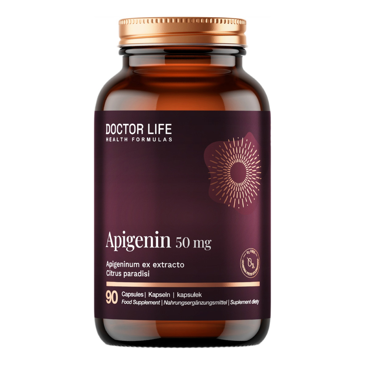 Doctor Life Apigenin suplement diety 90 Kapsułek 50mg
