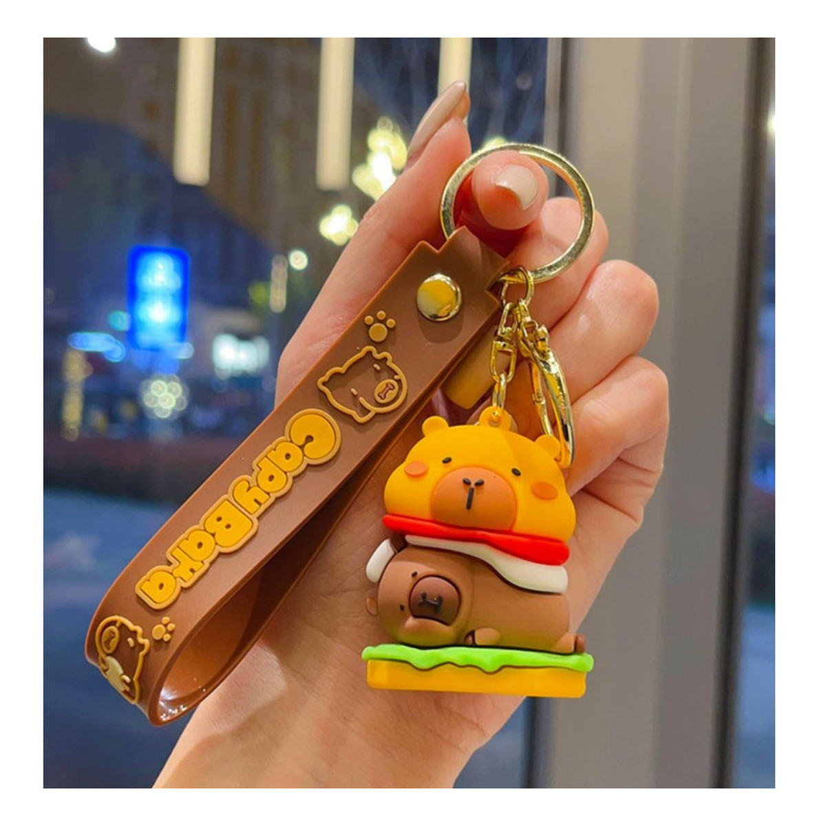 Ecarla Brelok do kluczy Kapibara "kanapka" CAPYBARA BRL377