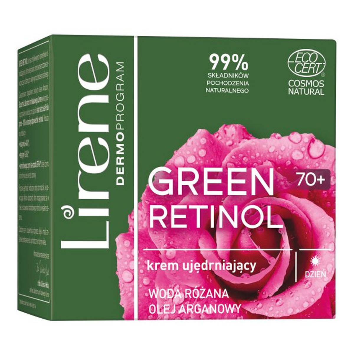 Lirene Green Retinol Krem ujędrniający na dzień 70+ 50ml