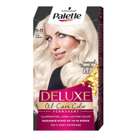 Deluxe oil-care color farba do włosów trwale koloryzująca z mikroolejkami 11-11 ultra tytanowy blond
