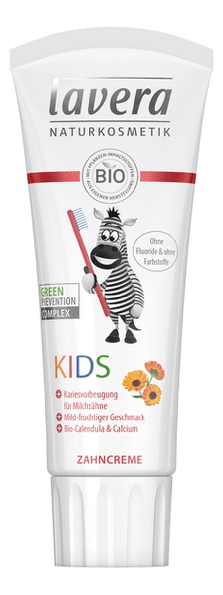 Ekologiczna pasta do zębów dla dzieci bez fluoru