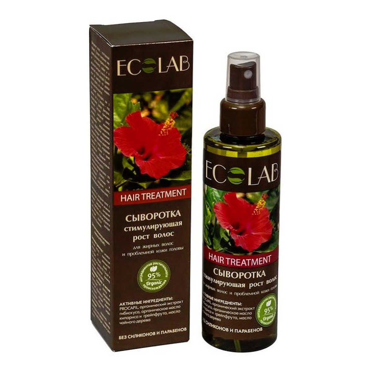 Ecolab Ec Laboratorie Serum do Włosów Przetłuszczających się i Problemowej Skóry Głowy Stymulujące Wzrost 200ml