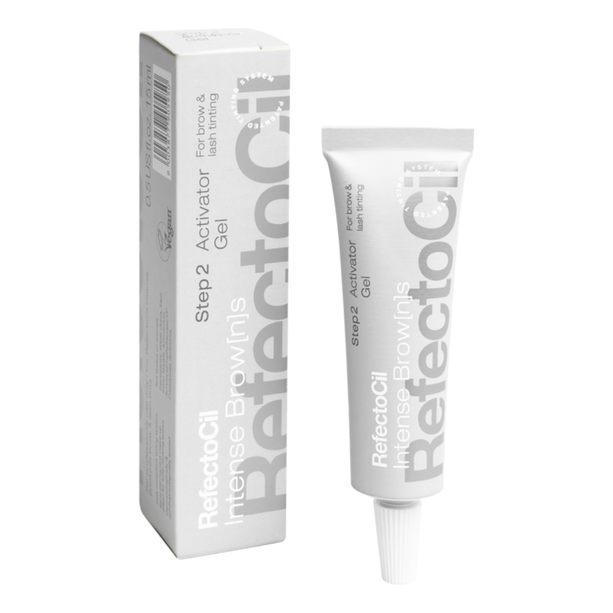 RefectoCil Intense Brow[n]s Base Gel Farba do brwi i rzęs Ash Brown Popielaty Brąz + Primer Medium + Aktywator