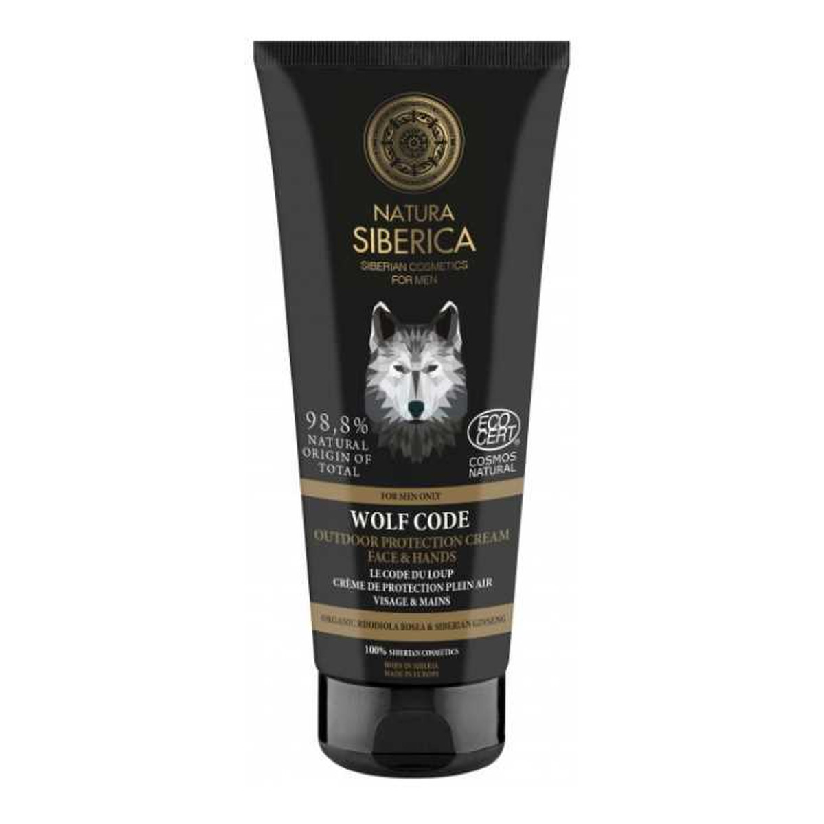 Natura Siberica Wolf Code Nawilżający Krem do Twarzy i Rąk 80ml
