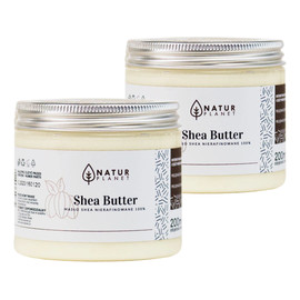 Nierafinowane Masło Shea do ciała 2x200ml