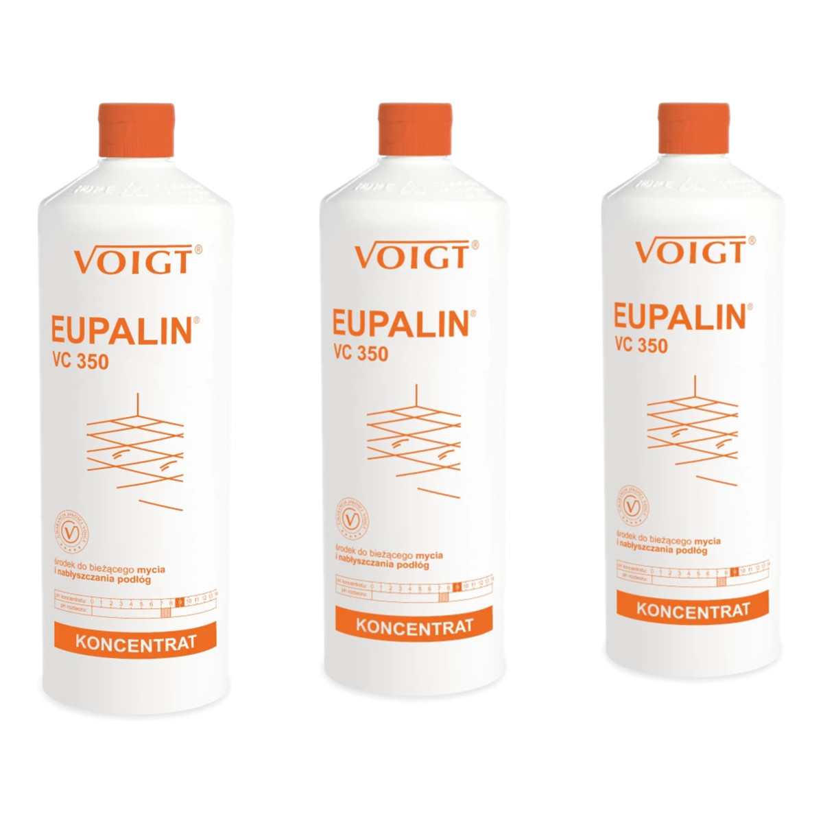 Voigt Eupalin Środek Do Bieżącego Mycia I Nabłyszczania Podłóg VC350 3x1L