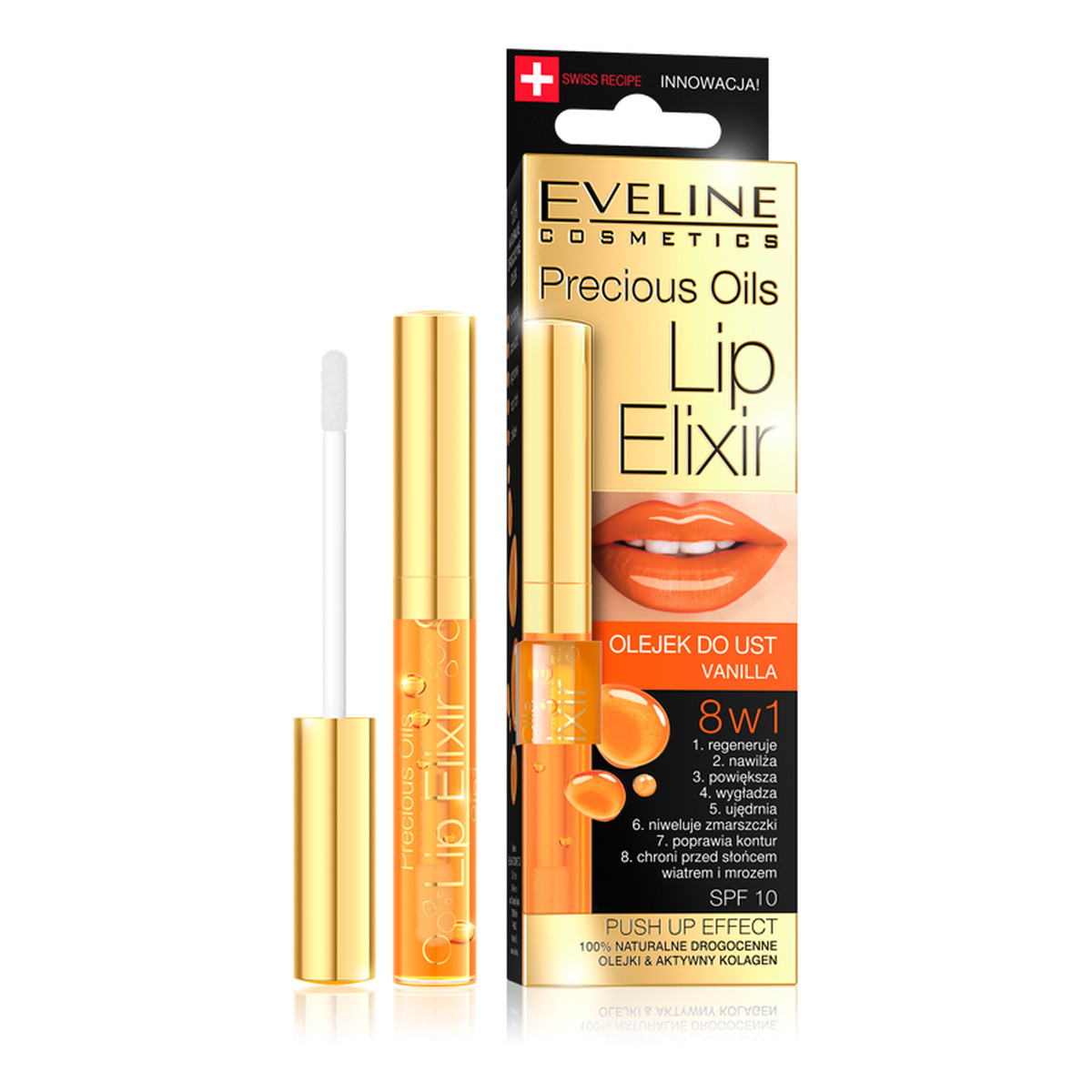 Eveline Precious Oil Lip Elixir Olejek Do Ust 8w1 7ml