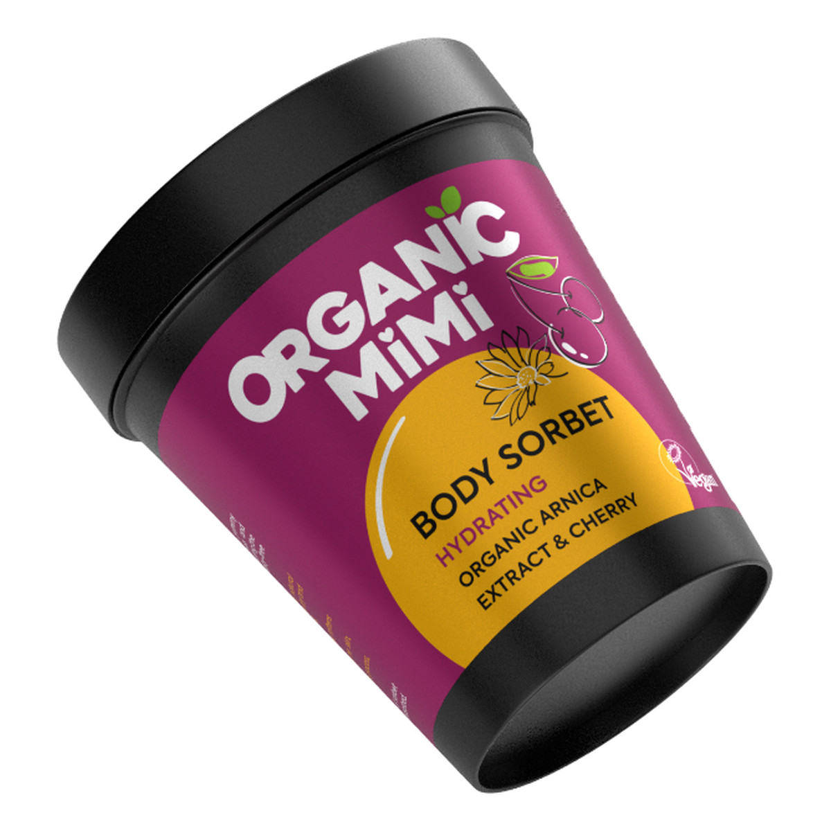 Organic Mimi Nawilżający sorbet do ciała Arnika i Wiśnia 200ml