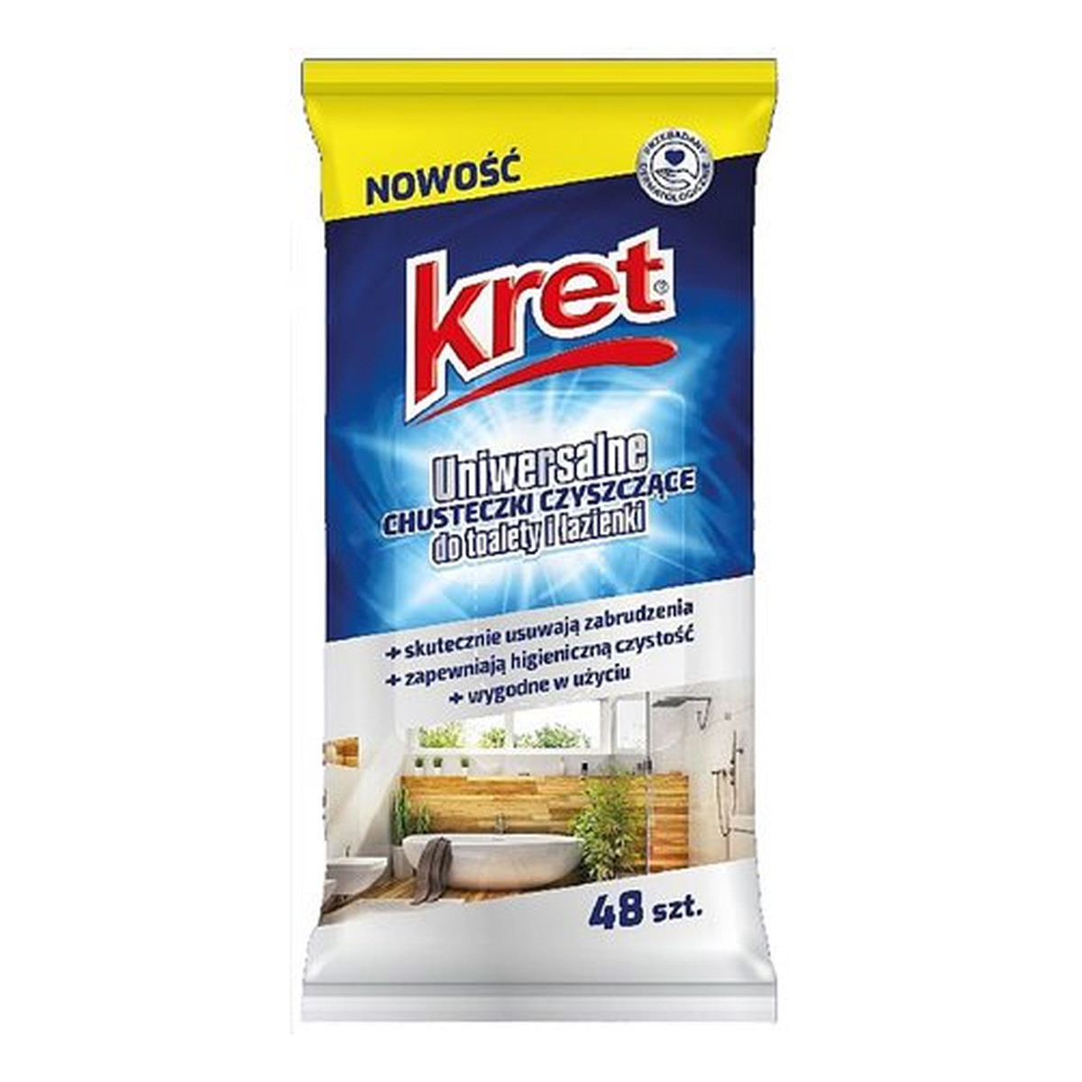 Kret Chusteczki czyszczące uniwersalne 48szt