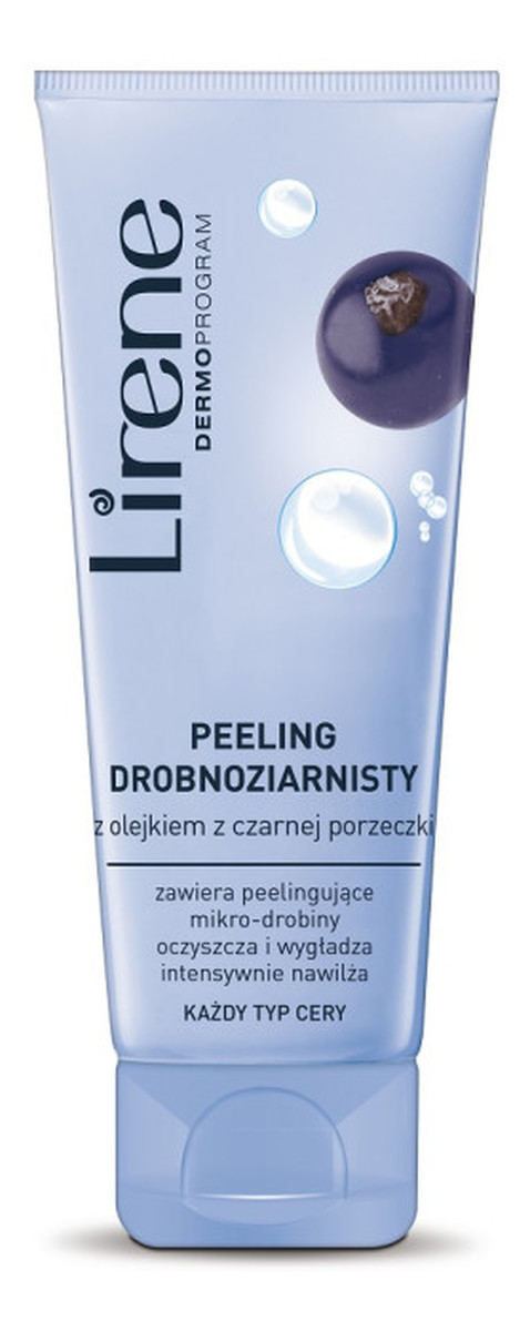 Peeling drobnoziarnisty z olejkiem z czarnej porzeczki