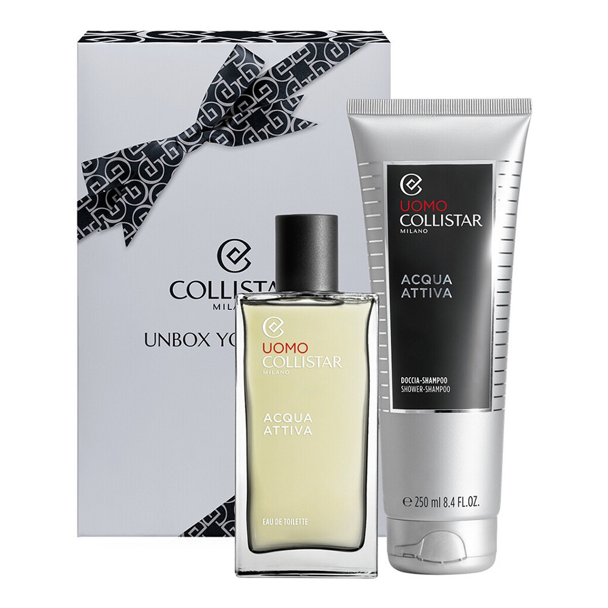 Collistar Unbox Your Style Zestaw acqua attiva woda toaletowa spray 100ml + żel pod prysznic 250ml