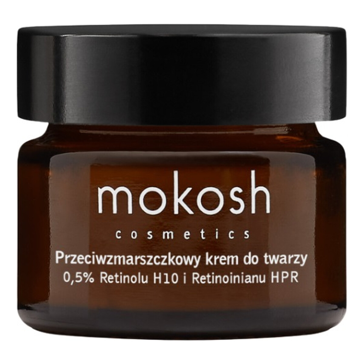 Mokosh Przeciwzmarszczkowy Krem do twarzy 0.5% retinolu h10 i retinoinianu hpr róża z jagodą 15ml