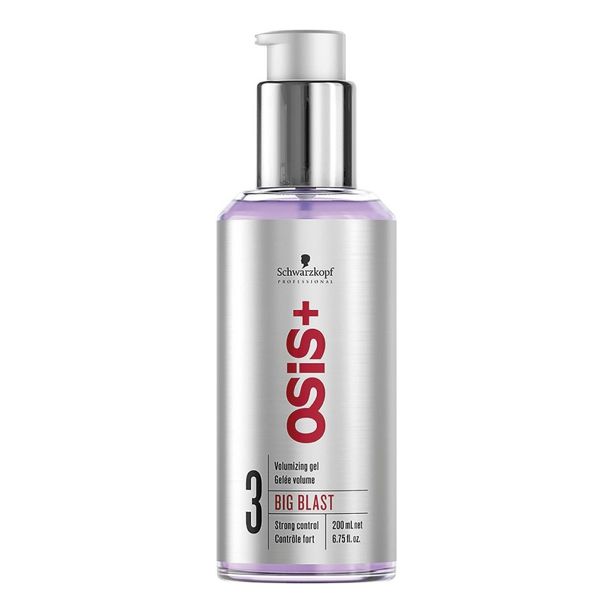 Schwarzkopf Osis+ Big Blast Volumizing Gel Żel do włosów nadający objętości 3 strong control 200ml