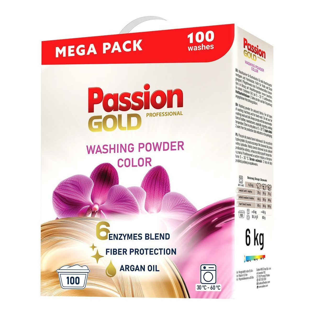 Passion Gold Proszek do prania kolor 100 prań 6 kg