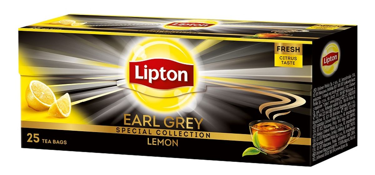Lemon herbata czarna Cytryna 25 torebek
