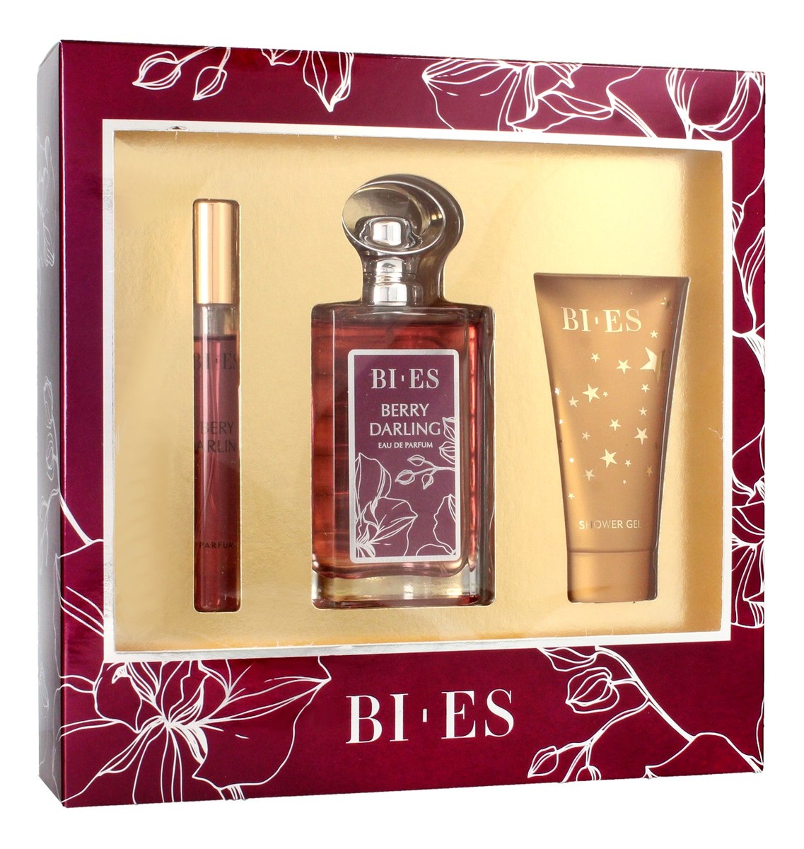 Berry Darling Komplet (woda perfumowana 100ml+parfum 12ml+żel pod prysznic 50ml)