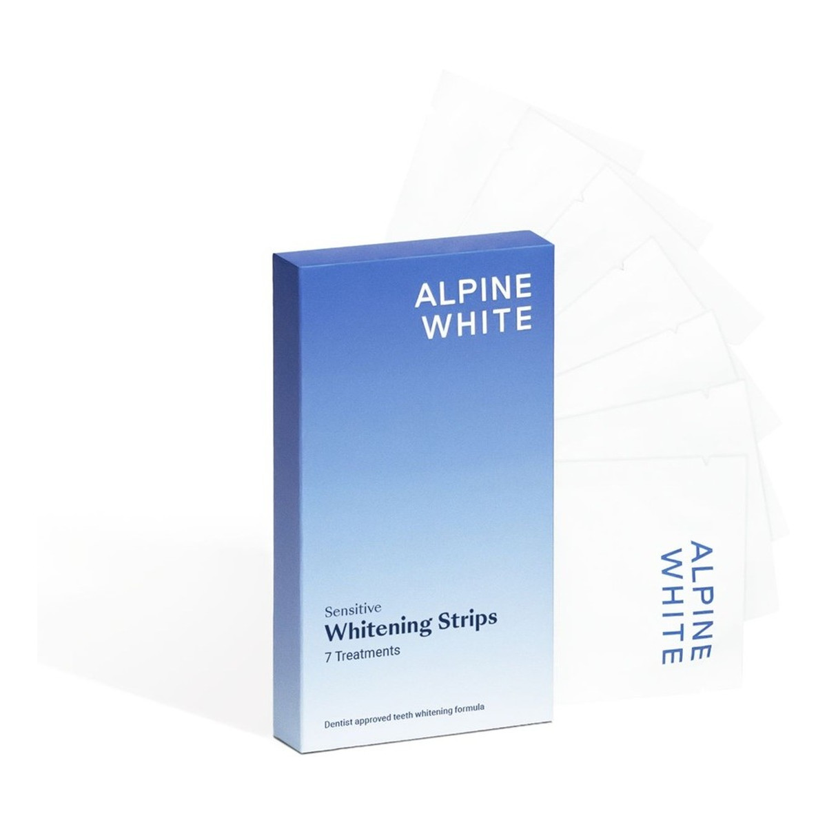 Alpine White Whitening strips sensitive paski wybielające do zębów wrażliwych 14szt