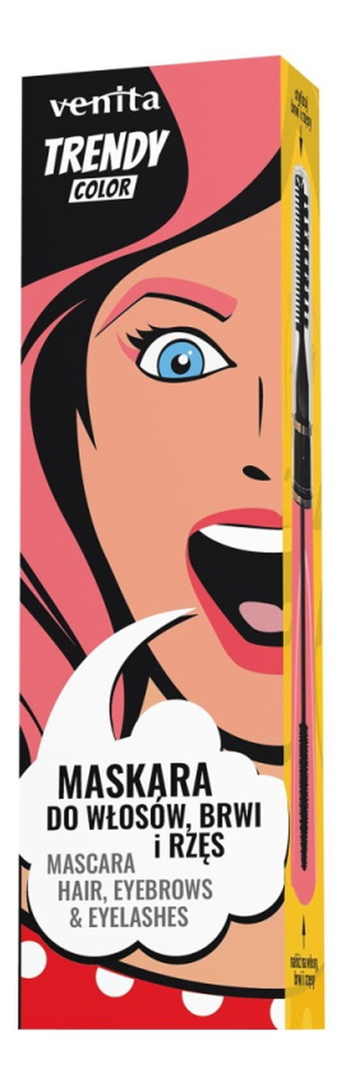 3w1 Kolorowa Maskara Do Rzęs