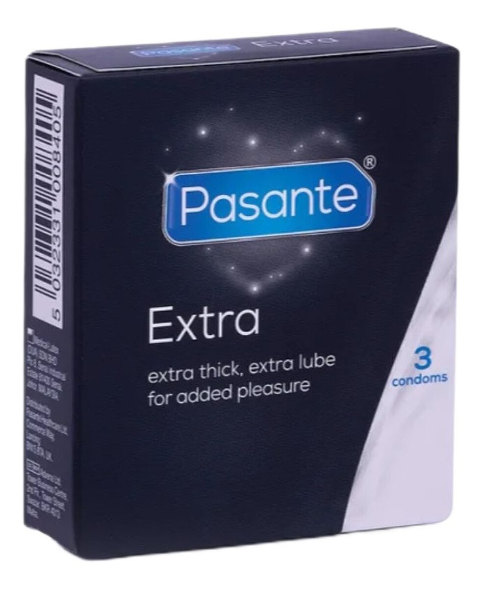Extra prezerwatywy z dodatkowym lubrykantem 3szt