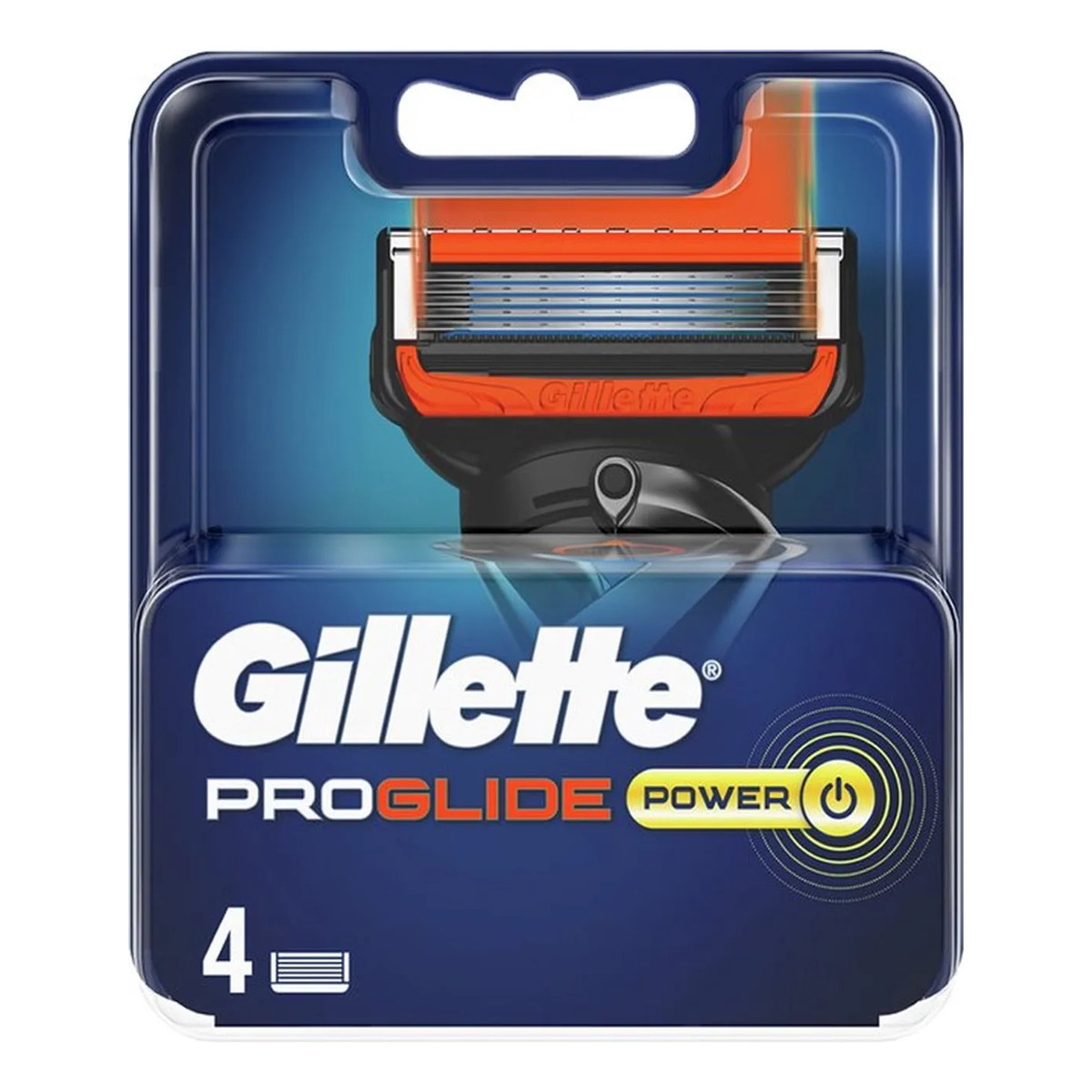 Gillette Fusion 5 Proglide Power Ostrza Nożyki Wkłady do maszynki 4szt.