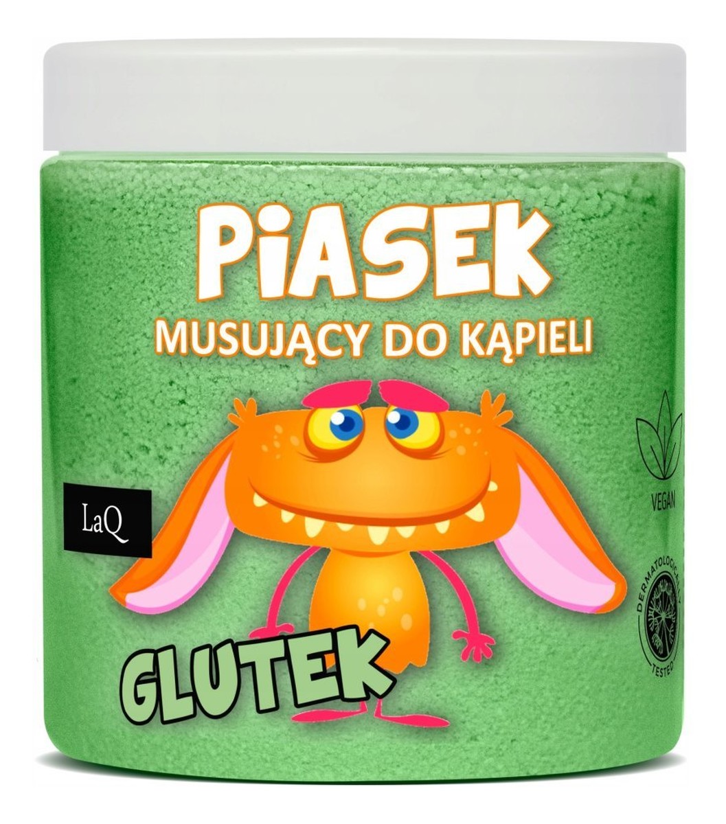 Glutek piasek musujący do kąpieli Zielony