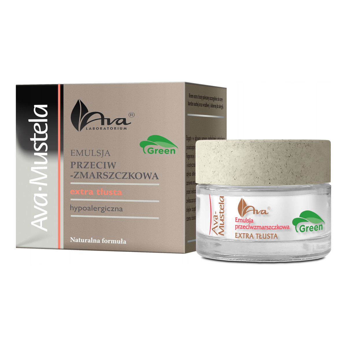 Ava Laboratorium MUSTELA Emulsja przeciwzmarszczkowa extra tłusta na noc 50ml