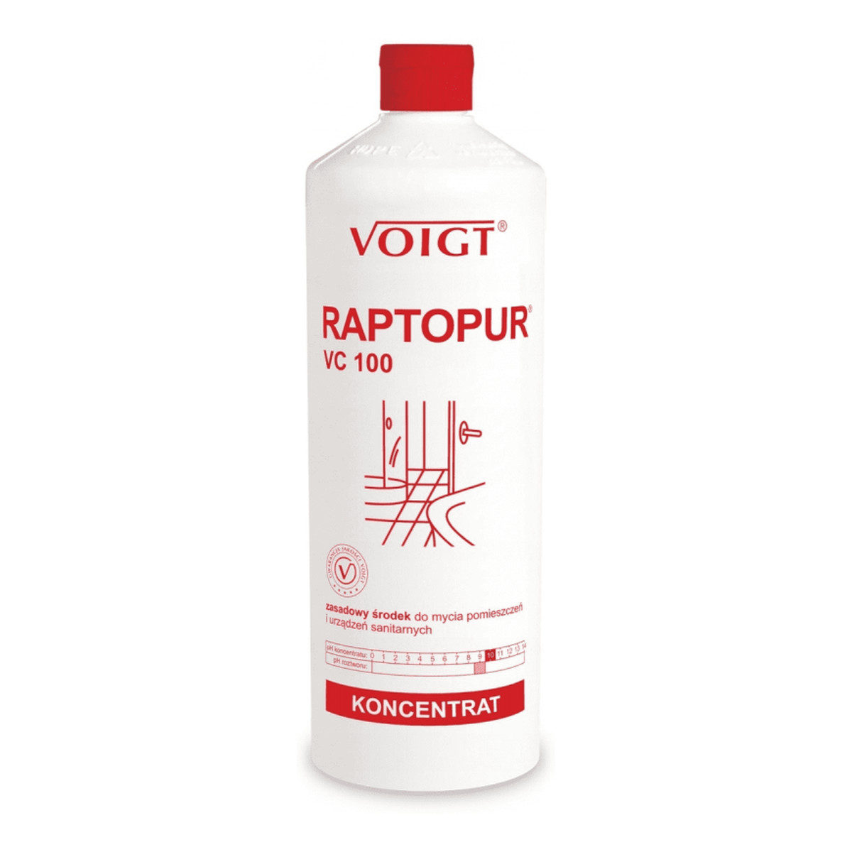 Voigt Raptopur VC 100 płyn do mycia łazienek 1000ml