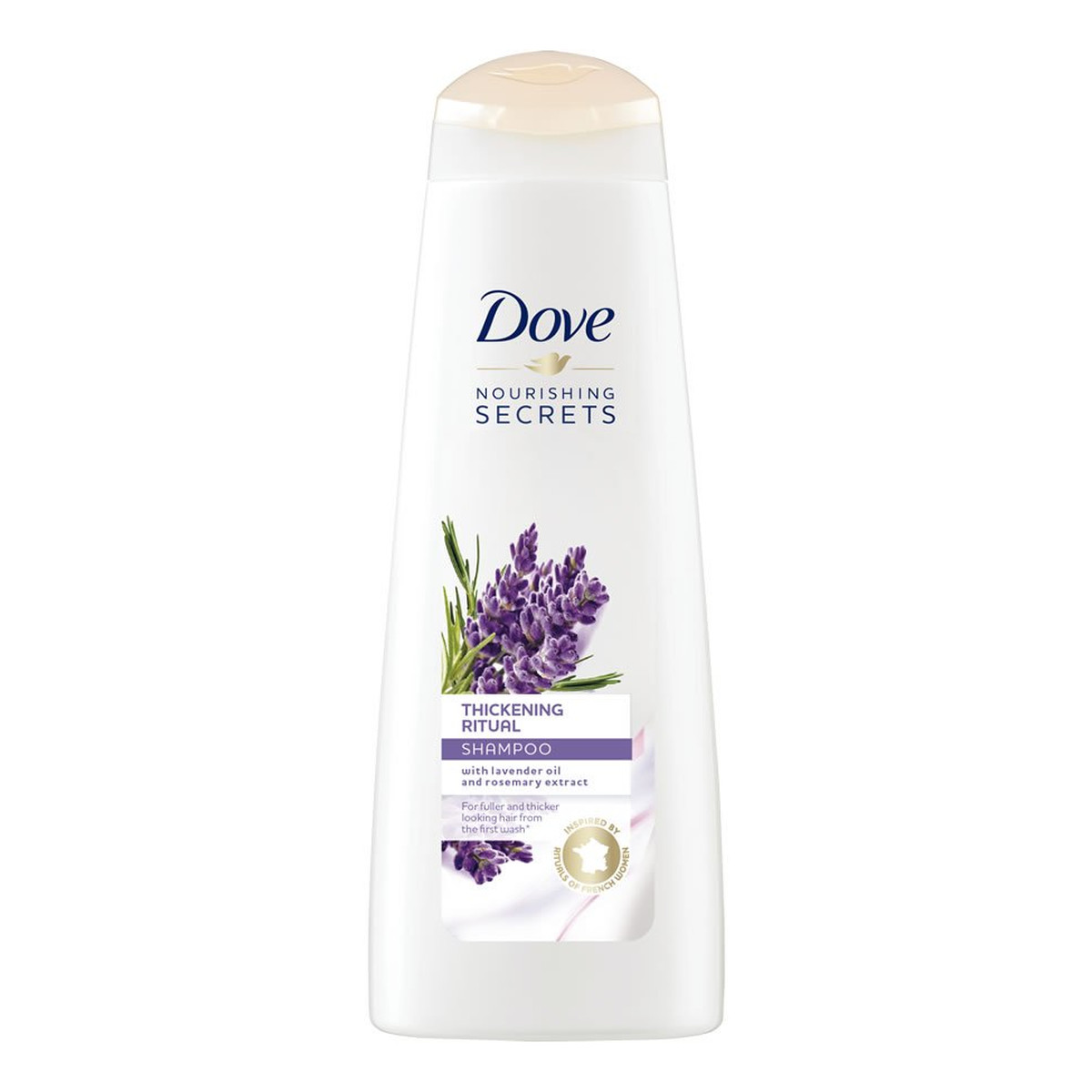 Dove Nourishing Secrets szampon do włosów cienkich i pozbawionych objętości Lavender Oil & Rosemary Extract 250ml