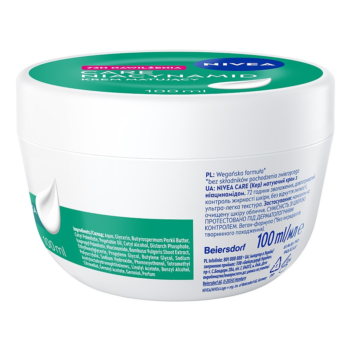 Nivea Care Niacynamid krem matujący 100ml