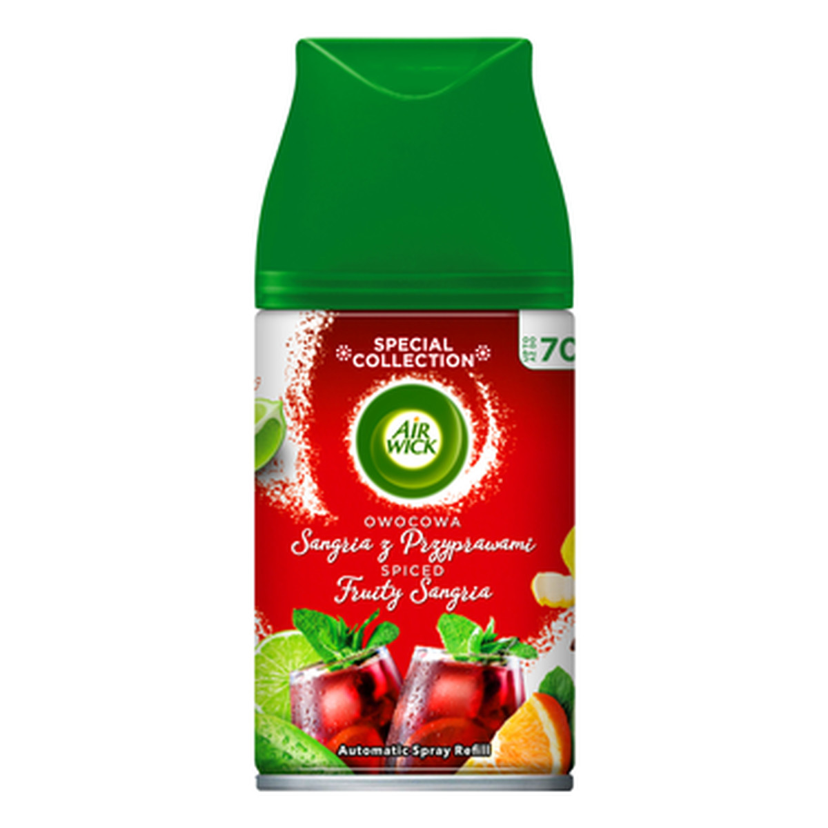 Air Wick Essential Oils Sangria z Przyprawami Wkład do automatycznego odświeżacza powietrza 250ml