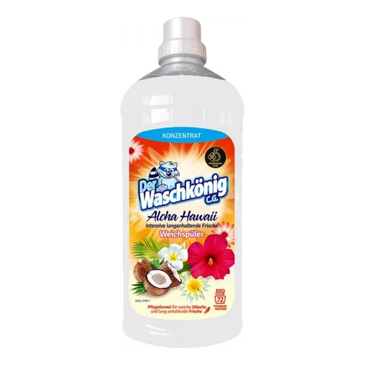 Der Waschkönig Aloha Hawaii płyn do płukania - 72 płukania 1800ml