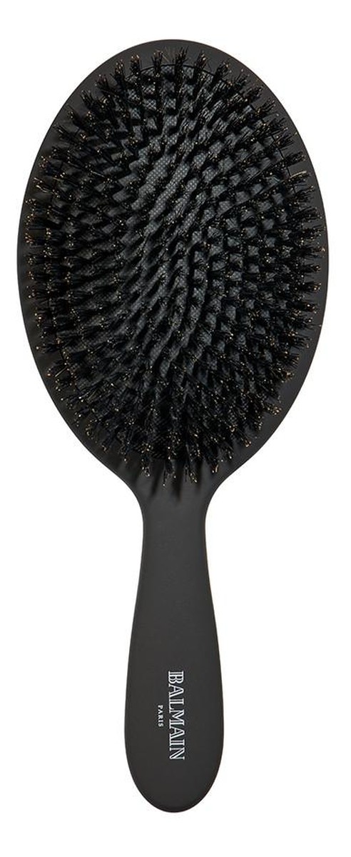 Luxury spa brush luksusowa szczotka do włosów z włosia dzika czarna