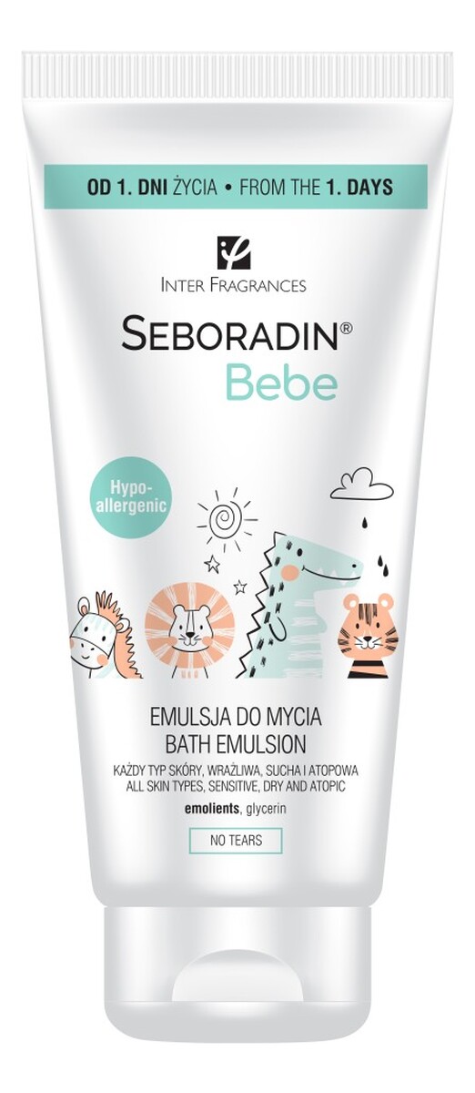 intensywnie nawilżająca Emulsja do mycia dla dzieci