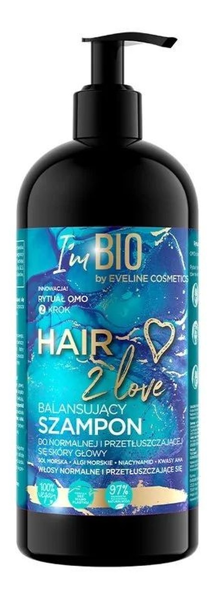 Hair 2 Love Balansujący Szampon do włosów normalnych i przetłuszczających się