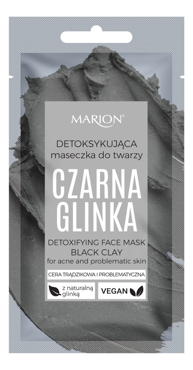 Glinka Czarna detoksykująca maska do twarzy
