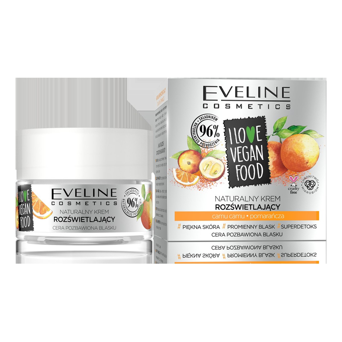 Eveline I Love Vegan Food Krem rozświetlający 50ml