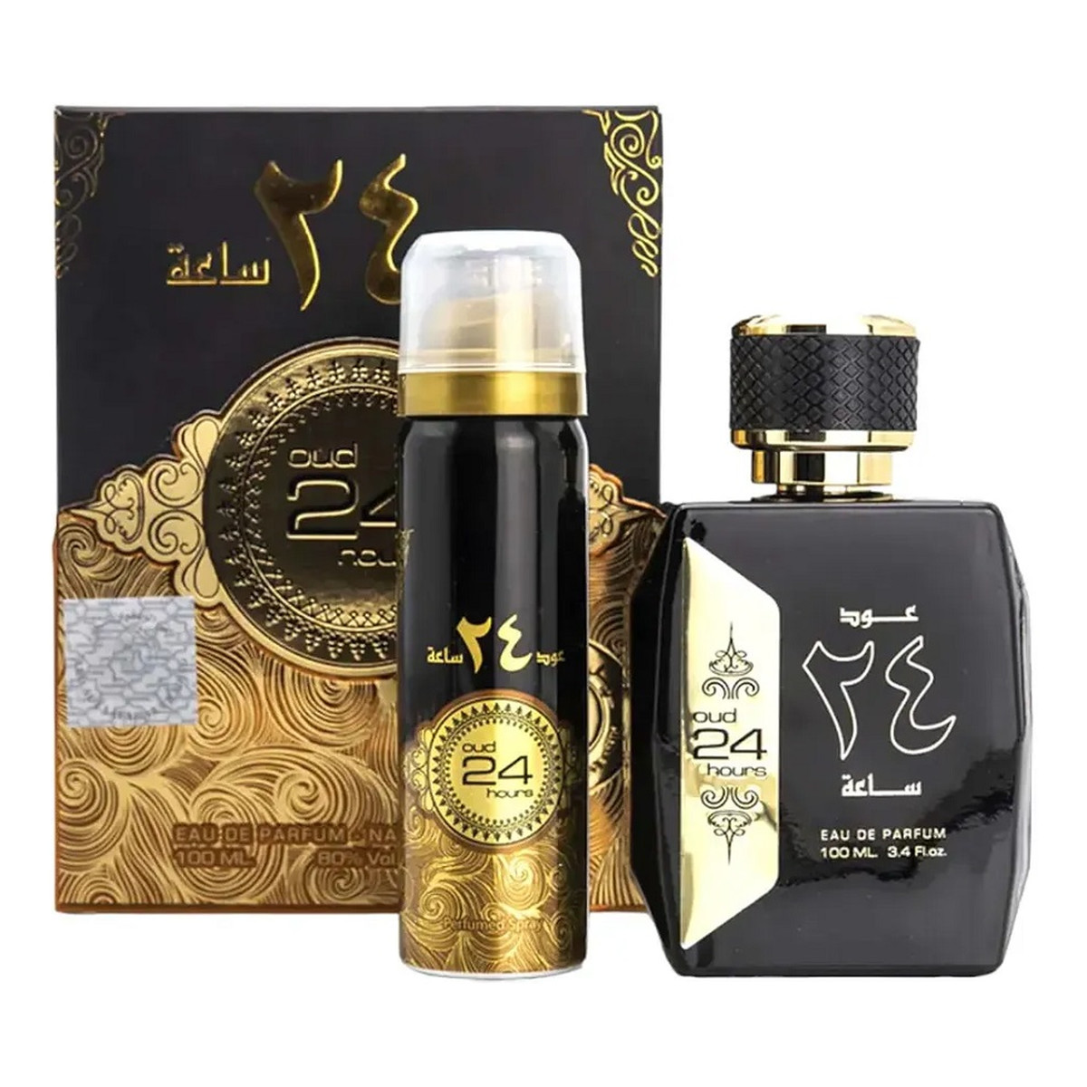 Ard al Zaafaran Oud 24 Hours Zestaw woda perfumowana spray 100ml + dezodorant spray 50ml