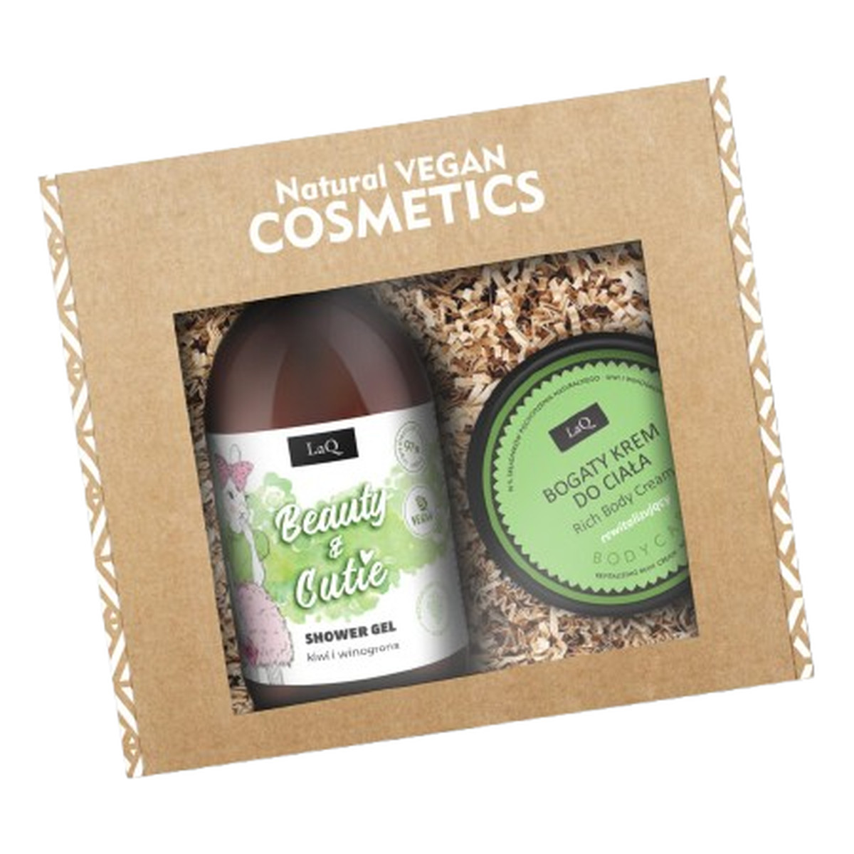 Laq Beauty & Cutie Zestaw kosmetyków żel pod prysznic i krem do ciała 200ml