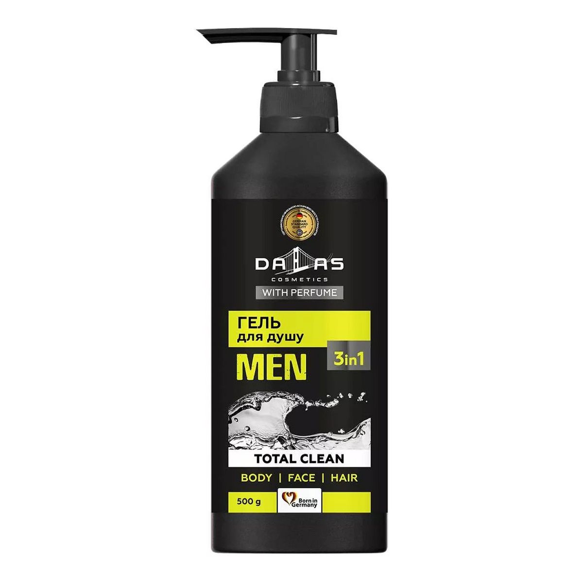 Dalas Men Żel pod prysznic 3w1 total clean 500g