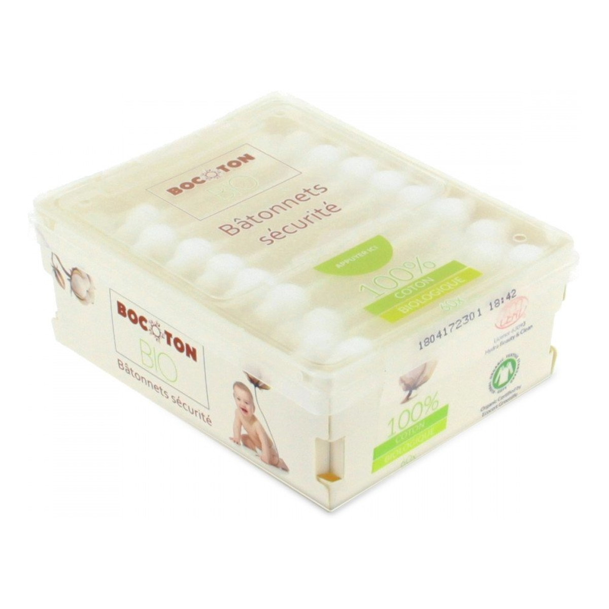 Bocoton Bio Patyczki Higieniczne Dla Dzieci I Niemowląt 60szt