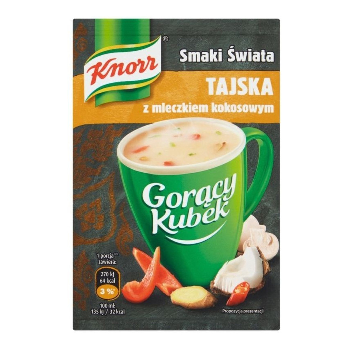 Knorr Gorący Kubek Smaki Świata Tajska z mleczkiem kokosowym 15g