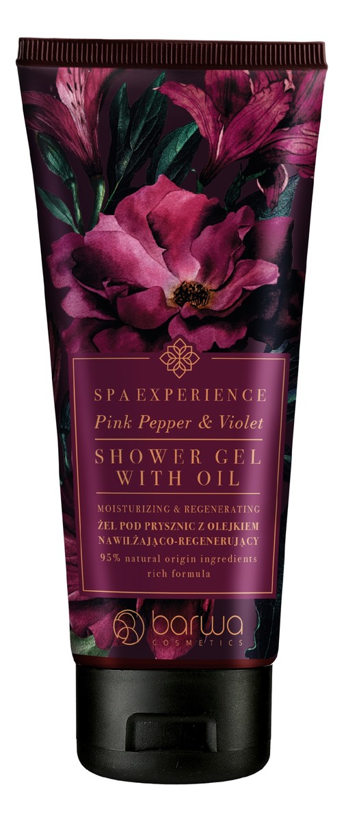 Żel pod prysznic z olejkiem nawilżająco-regenerujący Pink Pepper & Violet