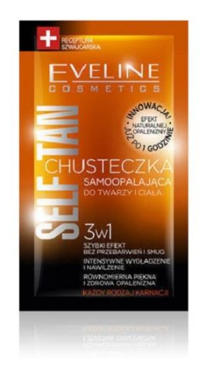Chusteczka samoopalająca 3w1 do twarzy i ciała