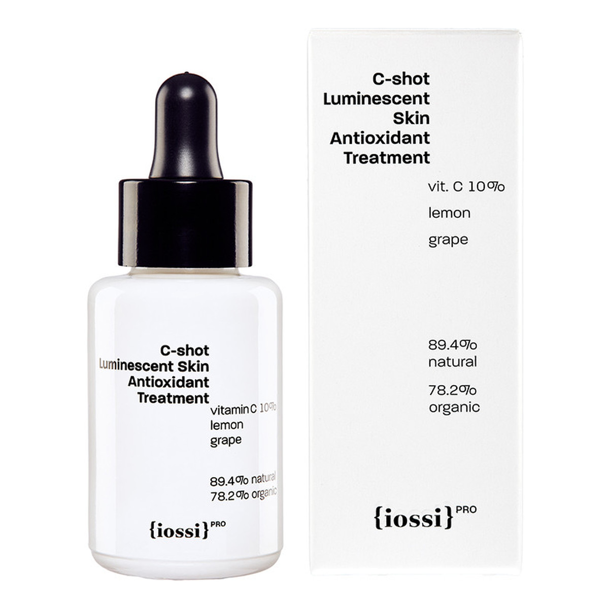 Iossi Pro, C-shot Luminescent Skin Antioxidant Treatment Serum do twarzy z witaminą C 30ml