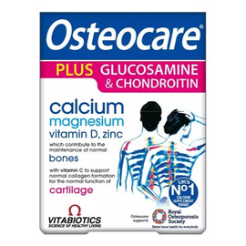 Osteocare plus glucosamine chondroitin suplement diety z glukozaminą i chondroityną wspierający zdrowie kości 60 tabletek