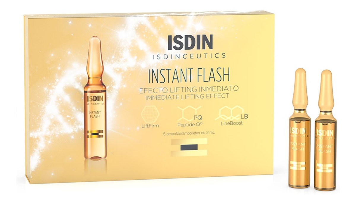 Isdinceutics instant flash natychmiastowo liftingujące serum do twarzy 5x
